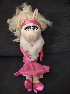 Miss Piggy Plush Doll Disney Store Muppets Movie Pink Dress 19  • $18