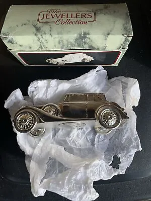 The Jewellers Collection Silver Plated Old-fashioned Car Money Box • £2.50