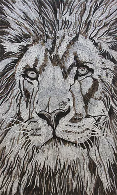 Lion Pride Art Tile Stone Marble Mosaic • $858