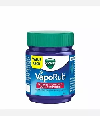 3 Packs Vicks VapoRub 50gm Each Chest Rub Relief From Cough Cold Aches & Pains • $17.99