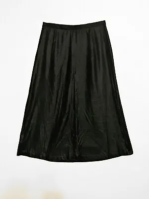 $22.50 • Buy Talbots Black Velvet Maxi Skirt Size 18 Formal Goth