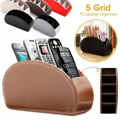£10.55 • Buy Remote Control Holder/Desktop Organiser - Storage Caddy With 5 Compartments