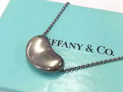 TIFFANY & Co Large Bean 20mm Pendant Sterling Silver 925 No Box Elsa Peretti • $73.90