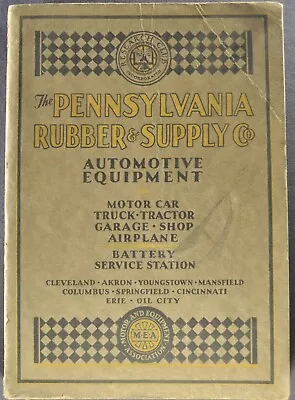 1929 Pennsylvania Supply Catalog Auto Parts Accessories Excellent Original • $59.95