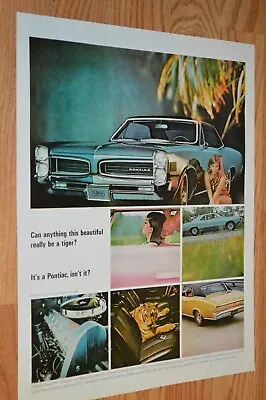 $14.99 • Buy ★1966 Chevy Lemans / Gto Original Large Vintage Advertisement Print Ad 66