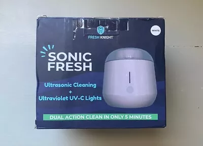 Ultrasonic Cleaner UVC Cleans Dentures Aligners Mouth Guards Whitening Trays • $32.99