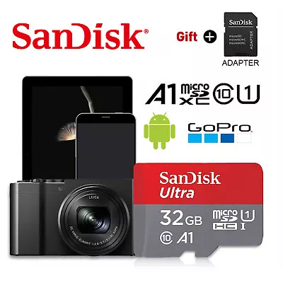 Dash Cam SanDisk Ultra 32G Micro SD Card Security 100Mb/s TF Memory Card • $11.45