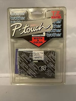 Brother P-Touch TZ-231 Laminated Tape Cartridge 1/2  Black On White   (NEW) • $15.67