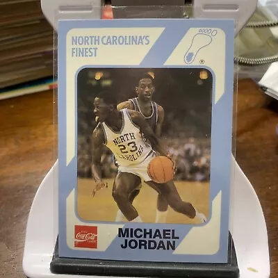 1989 Collegiate Collection Coca-Cola North Carolina's Finest Michael Jordan #17 • $20