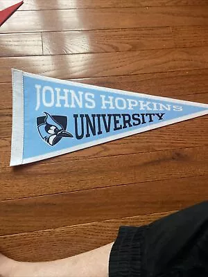 Johns Hopkins University College Pennant 18 Inches In Length Felt New • $5