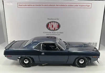 ACME/GMP 1/18 Scale 1970 AAR CUDA W/Dog Dish Wheels & Decals Removed • $149