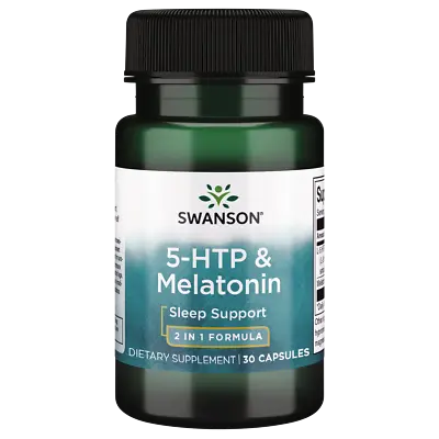 Swanson 5-Htp And Melatonin 30 Veggie Capsules • $6.01