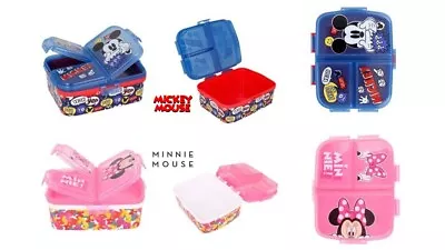 £13.99 • Buy Kids Character XL 4 Multi Compartment Rectangular Sandwich Snacks Lunch Box