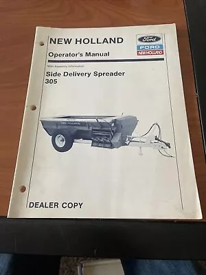 New Holland 305 Manure Spreader Operator’s Manual • $15