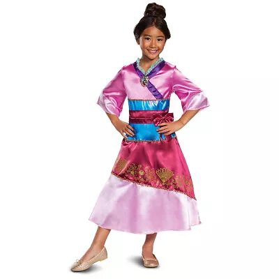 Disguise Licensed Disney Princess Mulan Classic Child Girls Costume 14039 • $22.04