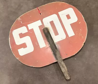 Vintage School Crossing Guard Hand Held Sign • $19.99