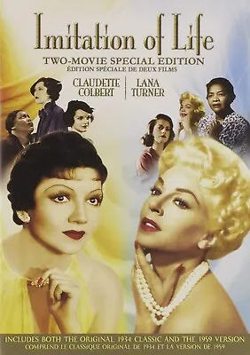 DVD - Imitation Of Life - Original 1934 & 1959 Version - Lana Turner -  New • £11.38