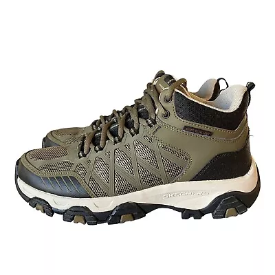 Skechers Turnbary Terrabite Shoes Boots Shoes Men’s 9 Green Water Resistant • $34.96