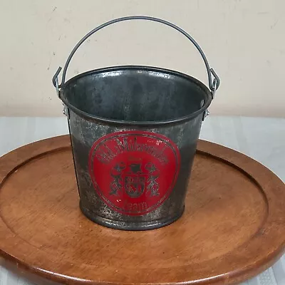 Vintage Beer Advertising Galvanized Bucket Old Milwaukee Team • $13.95