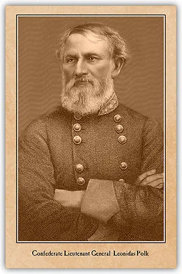 LEONIDAS POLK Confederate Lt General CIVIL WAR RP VINTAGE PHOTOGRAPH  • $7.99