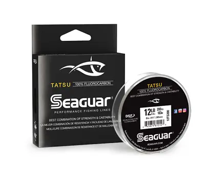 Seaguar Tatsu Freshwater Fluorocarbon Fishing Line - 200 Yards - Select Lb Test • $38.18