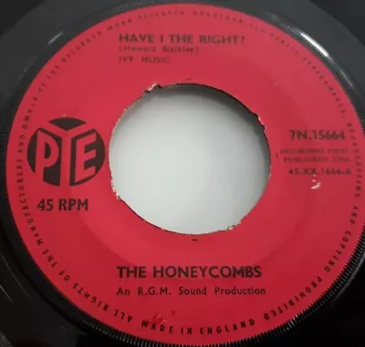 The Honeycombs - Have I The Right 7  Vinyl Single In VGC • £3.99