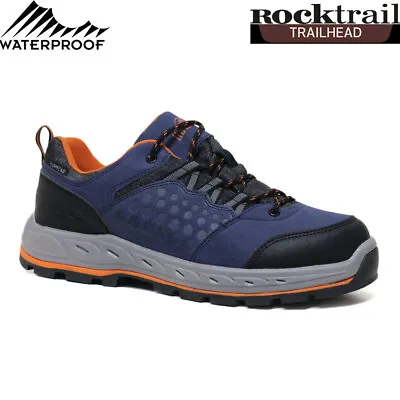 Mens Waterproof Walking Hiking Boots MEMORY FOAM Ankle Running Trainers Shoes • £16.95
