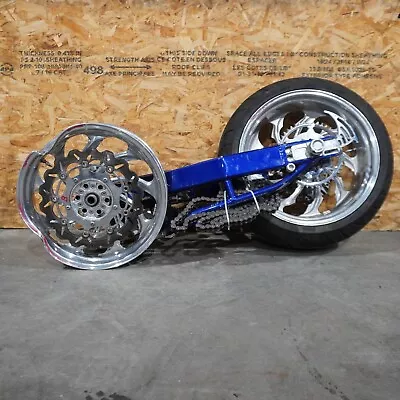 04-08 YAMAHA YZF R1 240 FAT TIRE KIT McIntosh SWINGARM WHEELS AIR RIDE • $2500