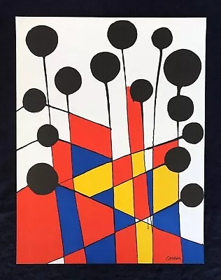 Alexander Calder BALLOONS Original Lithograph Plate Signed Limited Edition • $449