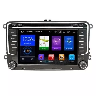 Vw T6 Bluetooth Carplay Dab Hd Dvd Sd Gps Sat Nav Usb Andriod Mib Fit • £379.95