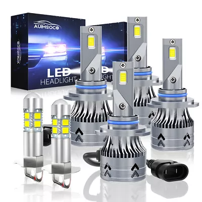 LED Headlight High/Low+Fog Light Bulbs Combo For Oldsmobile Cutlass Supreme 1990 • $71.99