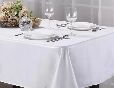 Holiday Decorative Glitter Fabric Tablecloth Dining Room Kitchen Decor Linens • $16.19