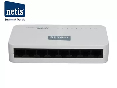 NETIS ST-3108 8-Port Fast Ethernet Switch Network Desktop Hub Retail • $8.95
