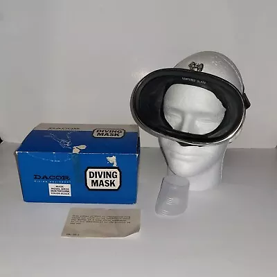 Vintage DACOR PROFESSIONAL OVAL DIVING MASK + BOX  DM28 Aqua Lung Scuba Japan • $54.99