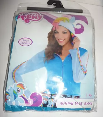 My Little Pony Rainbow Dash Hoodie Adult Standard New Halloween Cosplay Full Zip • $11.99