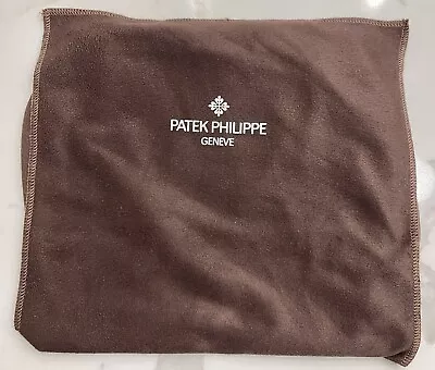 Authentic PATEK PHILIPPE Brown Watch Box Felt Cover Cloth CLEAN CONDITION • $189