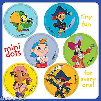 Jake And The Neverland Pirates Stickers - 48 Dots - Birthday Party Favours Loot • £2.67