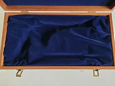 SMITH & WESSON Wood Presentation Case Revolver Box  • $180