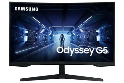 $499 • Buy Samsung Odyssey G5 32  WQHD 2K 144Hz 1ms Super Curved FreeSync Gaming Monitor