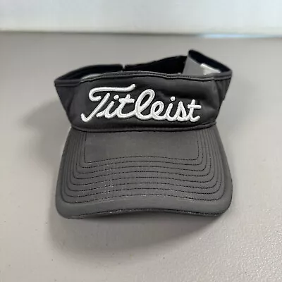 TITLEIST Visor Gray Adjustable Pro V1 Foot Joy Golf Hat Mens • $11.99