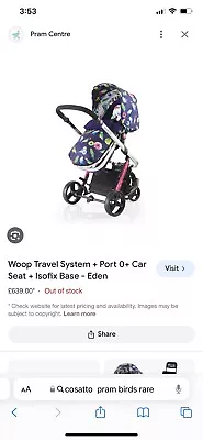 Cosatto Woosh Stroller • £80