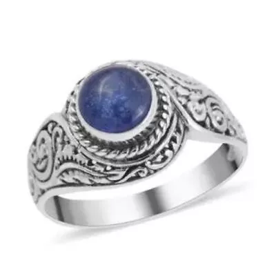 BALI LEGACY Tanzanite Ring In Sterling Silver 1.50 Ctw - Size 6 7 • $20.99