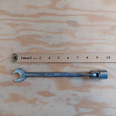 Vintage McEWANS 5/8 AF Metric Combination Open Flex-Socket Spanner Old Tool • $24.95