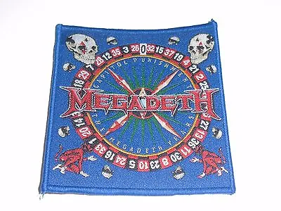 Megadeth Capitol Punishment Woven Patch • $5.98