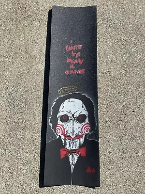 Mob Skateboard Graphic Grip Tape Saw Jigsaw Billy The Puppet Horror Art Scary • $24.99