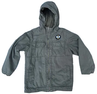 $11.90 • Buy Old Navy Boys Military Jacket Coat Green Cotton Size Youth Medium