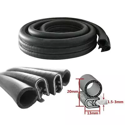 $16.50 • Buy 10ft Rubber Seal Weather Strip Door Window Lock Trunk Hood Edge Trim For Car SUV