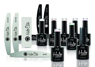 Halo Gel Polish - Pure Nails 8ml. FULL COLLECTION ALL Colours Available • £5.50