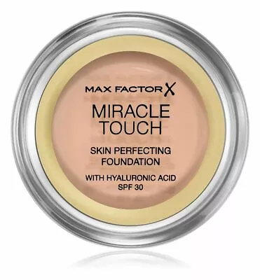 Max Factor Foundation Miracle SPF 30 Full Coverage Hyaluronic Acid Lightweight • $29.99