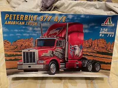 Peterbilt 377 A/E American Truck Italeri 1:24 Model Kit # 740 (Sealed) • $75